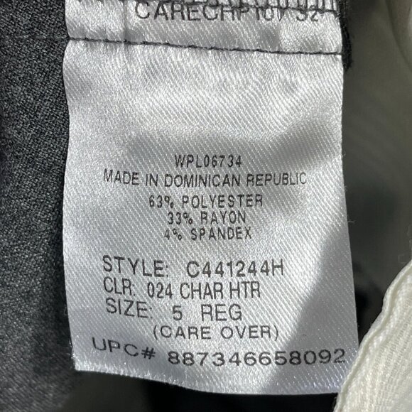 2 Pair Toddler Boy's Dress Pants Chaps Grey Size 5T Adjustable Waist - Picture 7 of 7